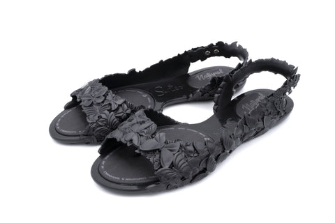 black beach sandals